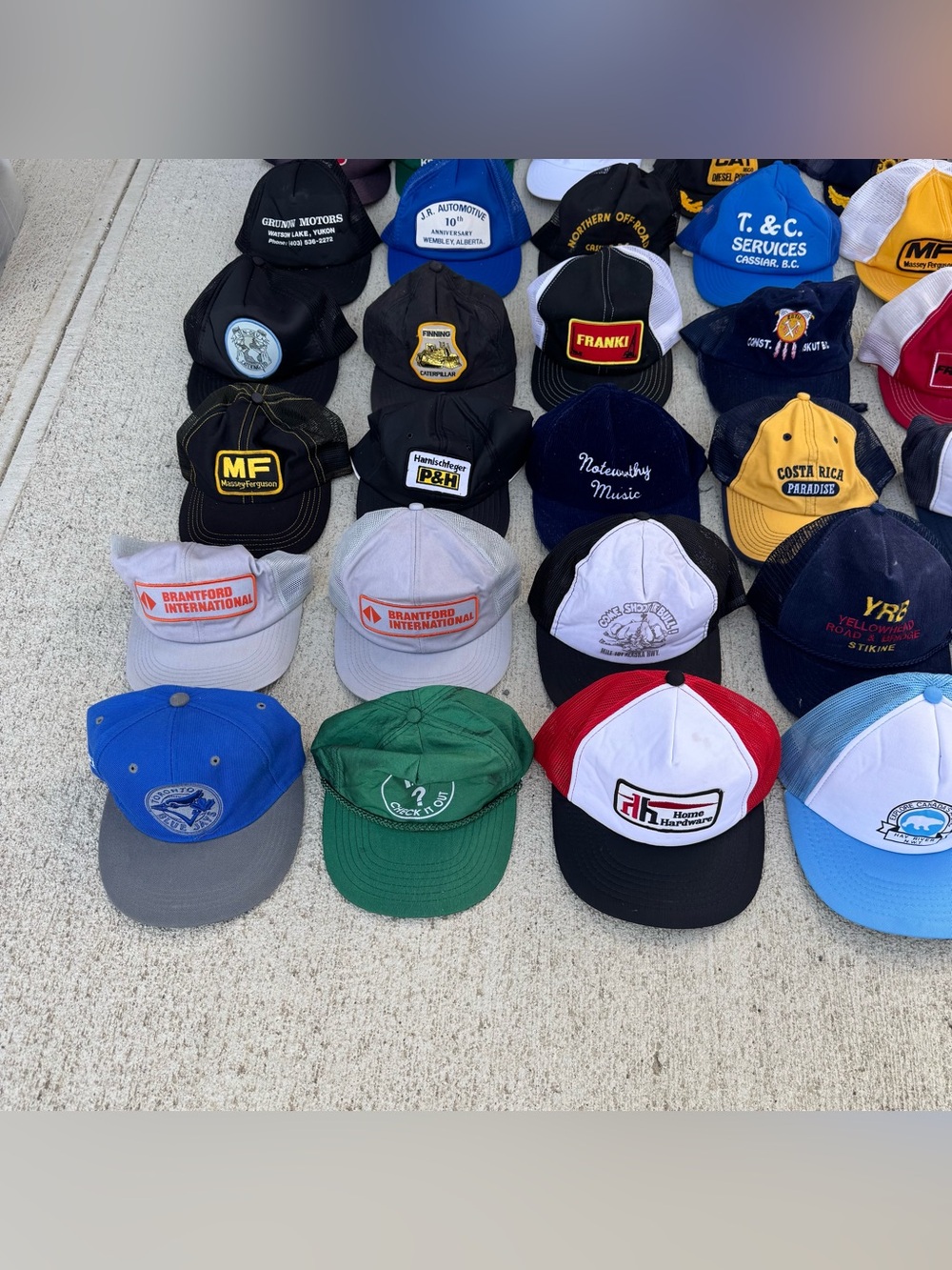Vintage Lot Of 42 Trucker Hats Caps Snapbacks All Good Quality Foam/Snaps Mesh - Picture 4 of 7